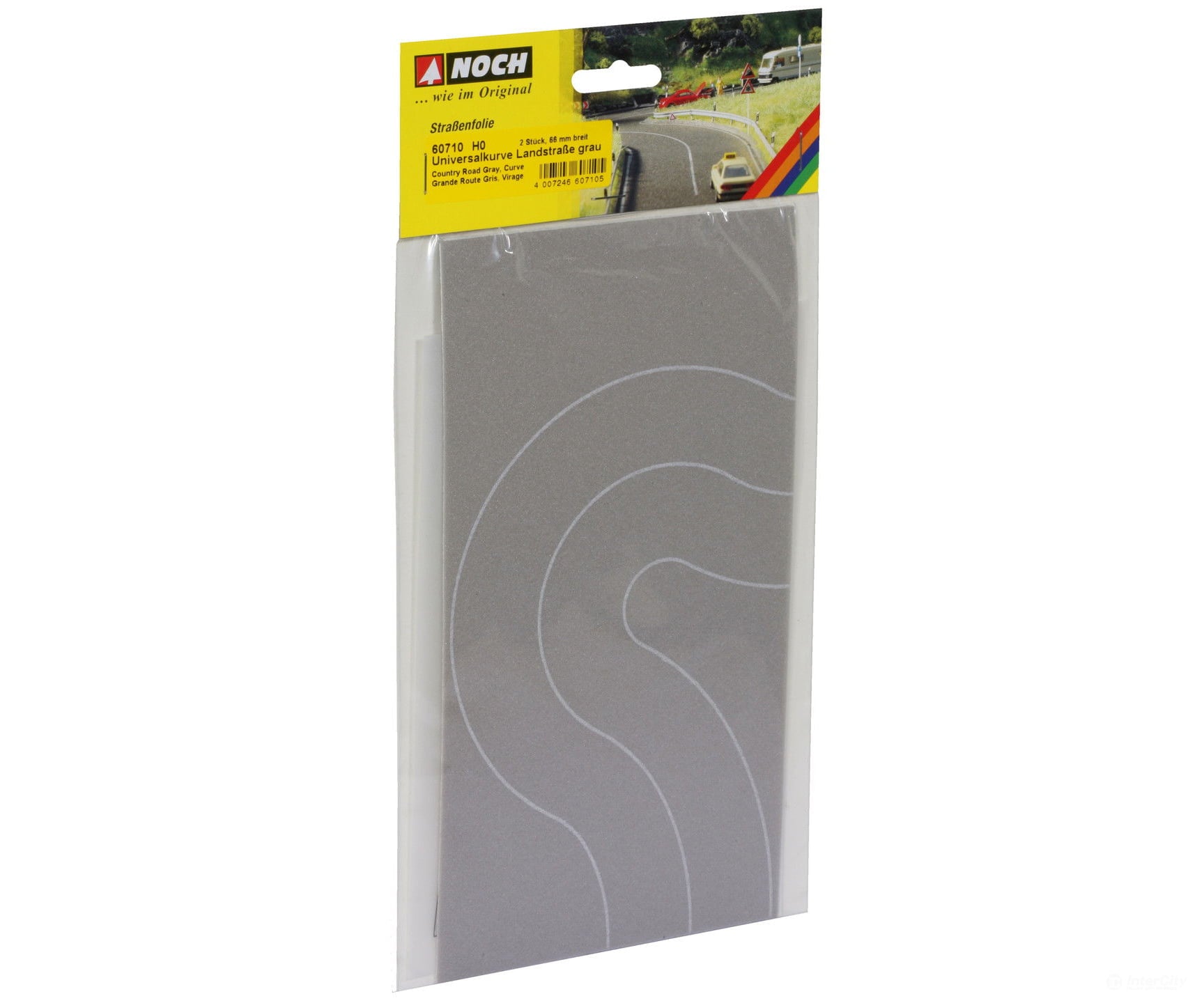 Noch 60710 HO Universal Curve Grey Roads and Streets