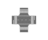 Noch 60714 HO Crossroads Grey Roads and Streets