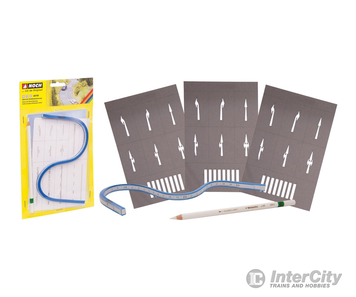 Noch 60740 HO TT N Starter Set Street Markings Roads and Streets