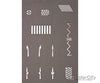 Noch 60740 HO TT N Starter Set Street Markings Roads and Streets