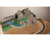 Noch 60804 HO Starter Set Model Railway Layout Construction Landform Building