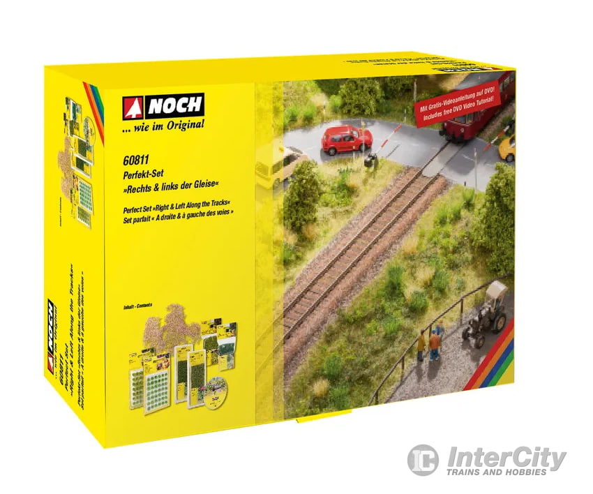 Noch 60811 HO N Z Perfect Set ’Right & Left Along the Tracks’ Landform Building