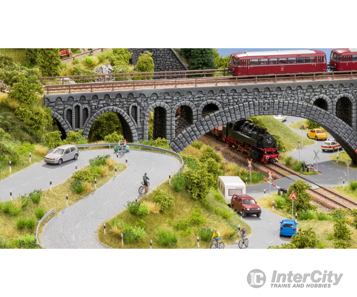 Noch 60817 HO TT N Perfect Set ’Road’ Landform Building