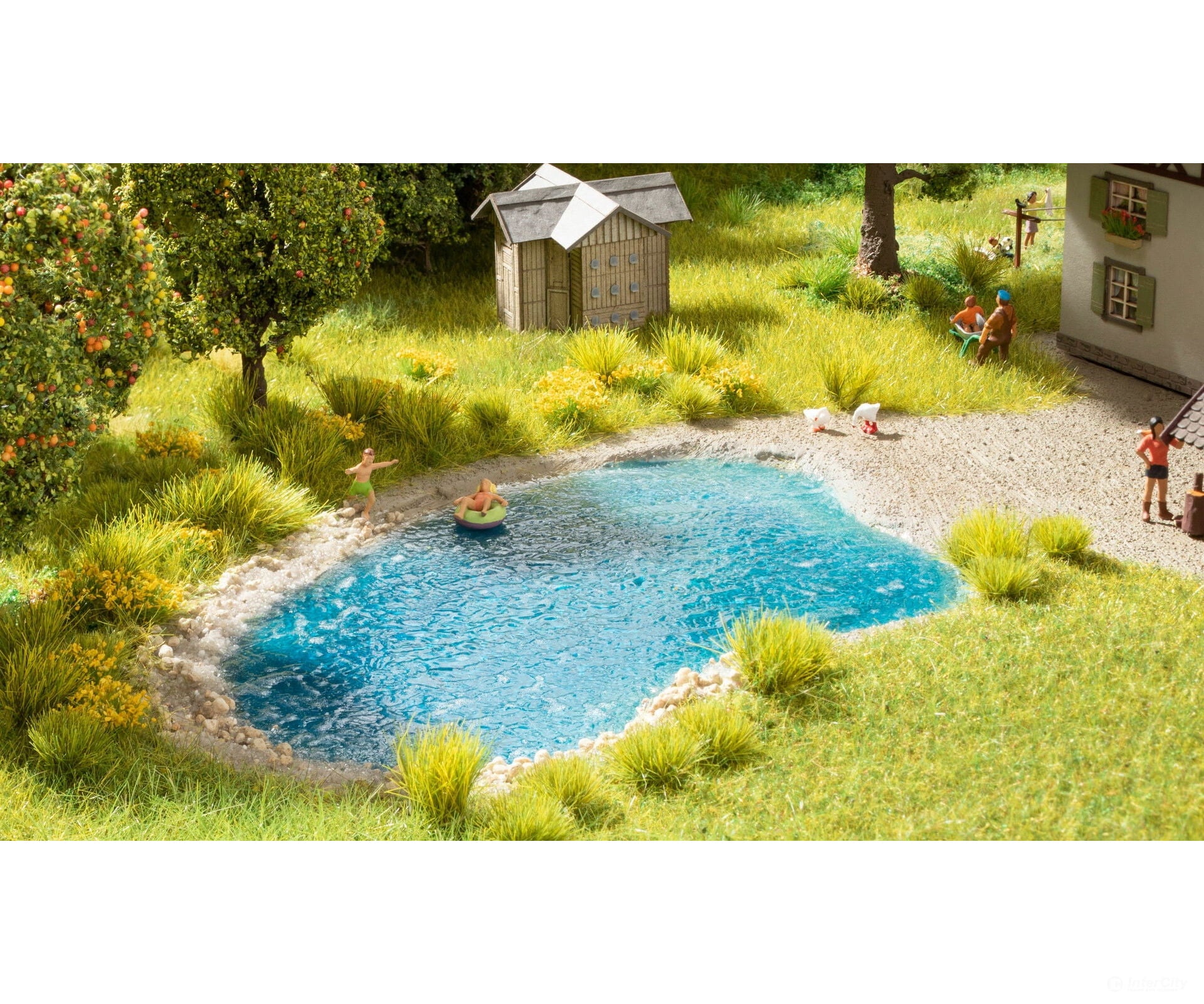 Noch 60852 Lake film transparent Landform Building