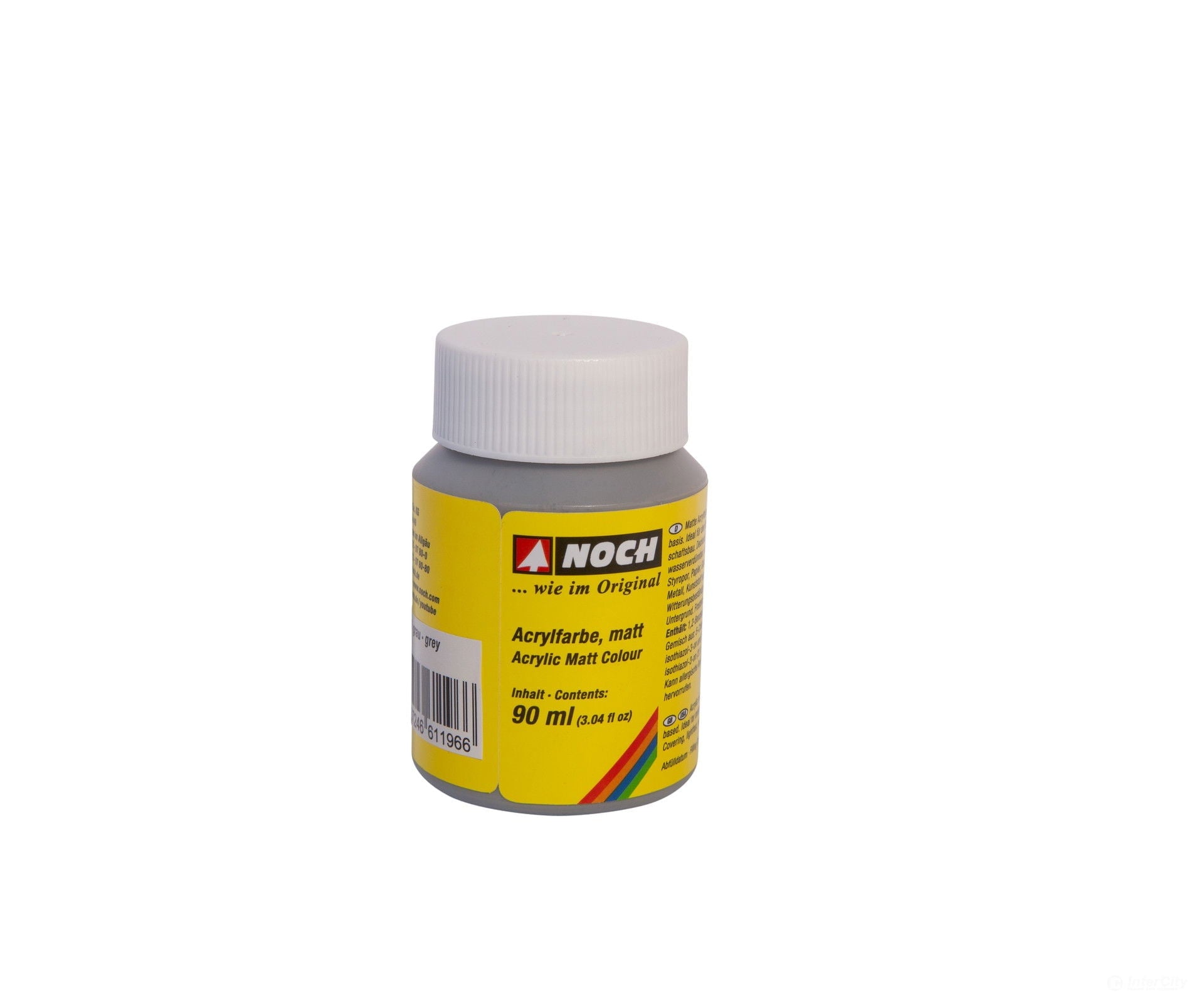 Noch 61196 HO N Z Acrylic Paint Matte Grey Paints