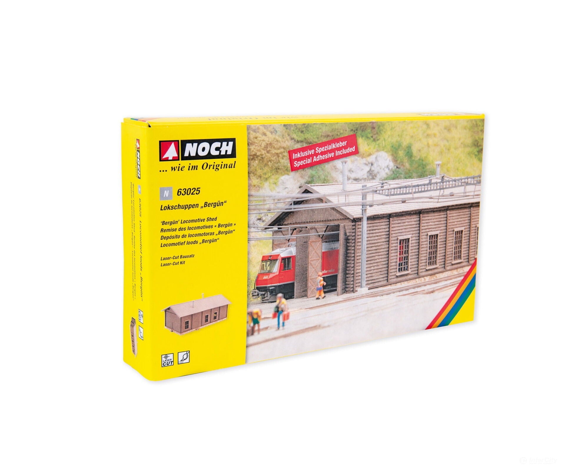 Noch 63025 N ’Bergün’ Locomotive Shed N gauge Structures