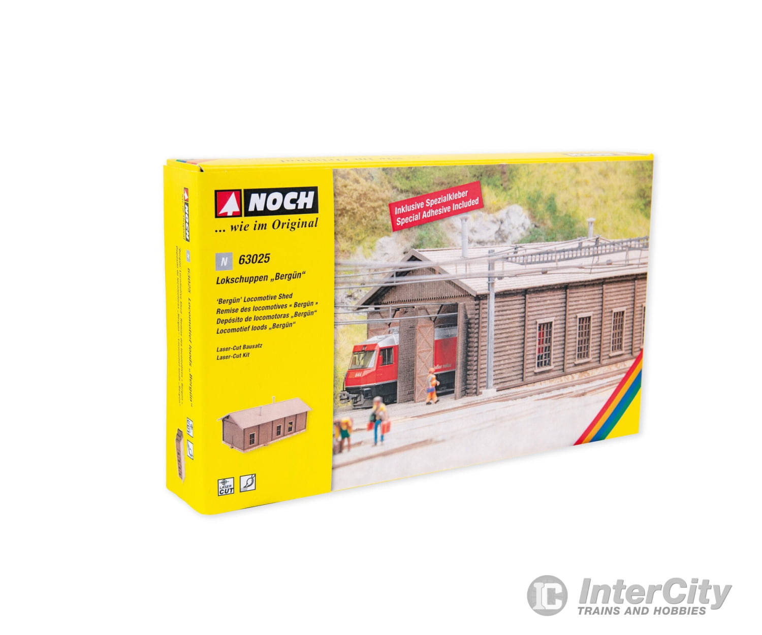 Noch 63025 N ’Bergün’ Locomotive Shed N gauge Structures