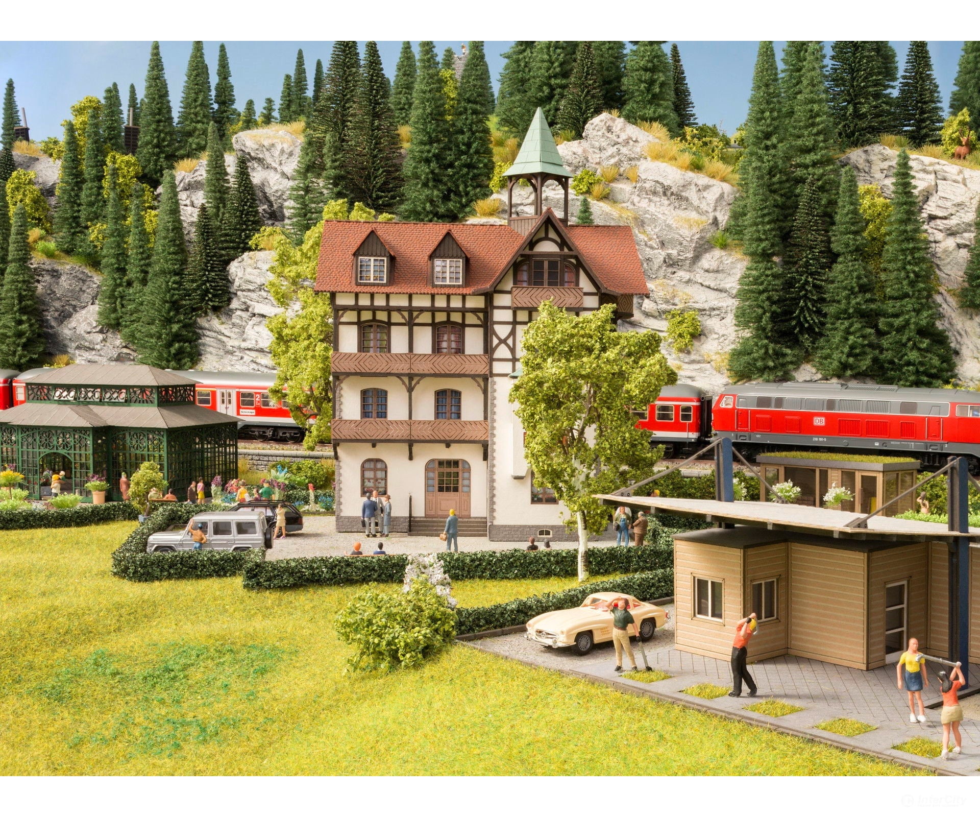 Noch 63407 N Romantic hotel ’Schönblick’ Structures