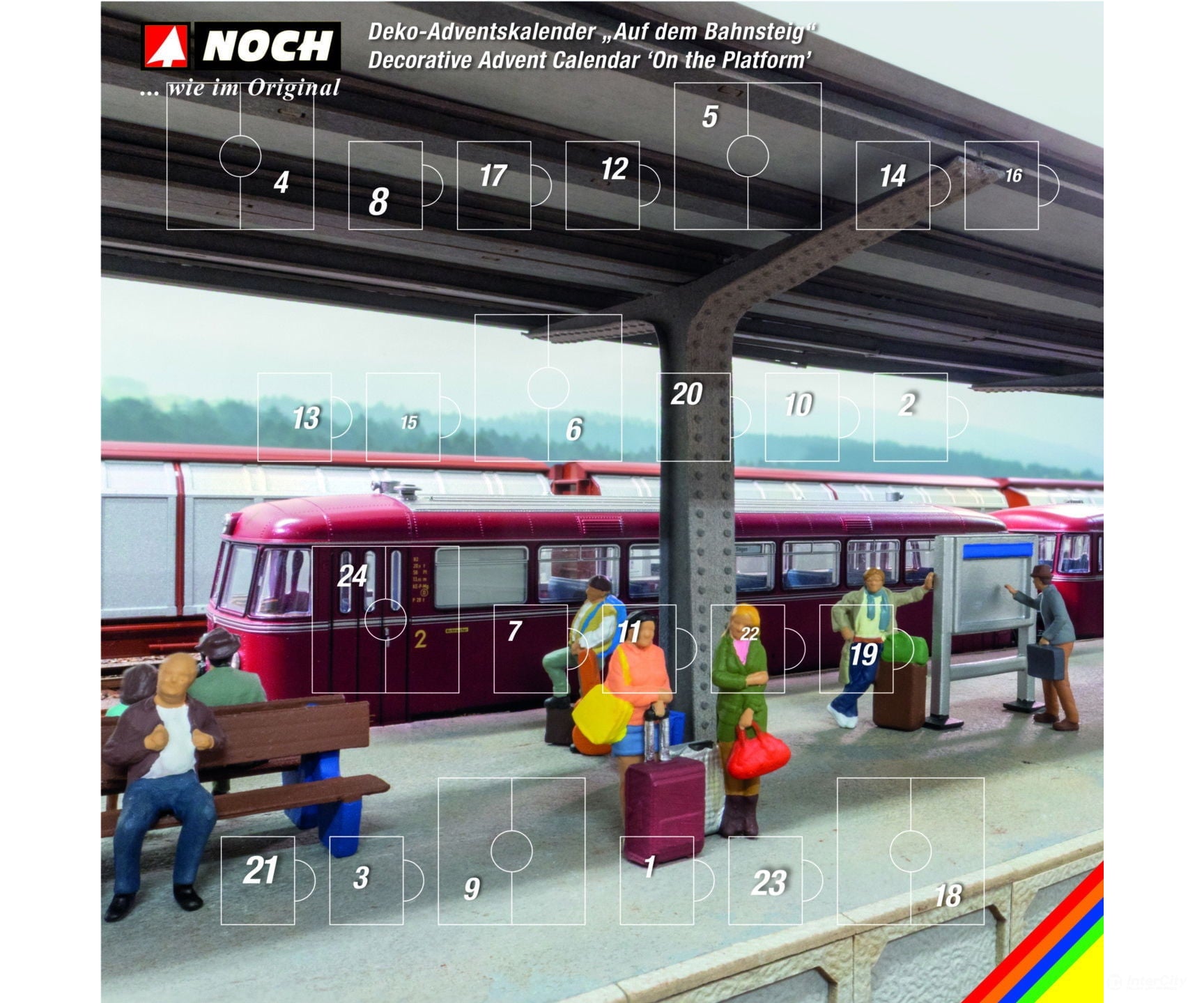 Noch 65593 HO Decorative Advent Calendar Scenic Details