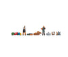 Noch 65618 HO Themed Set ‘Mediaeval Market’ Structures