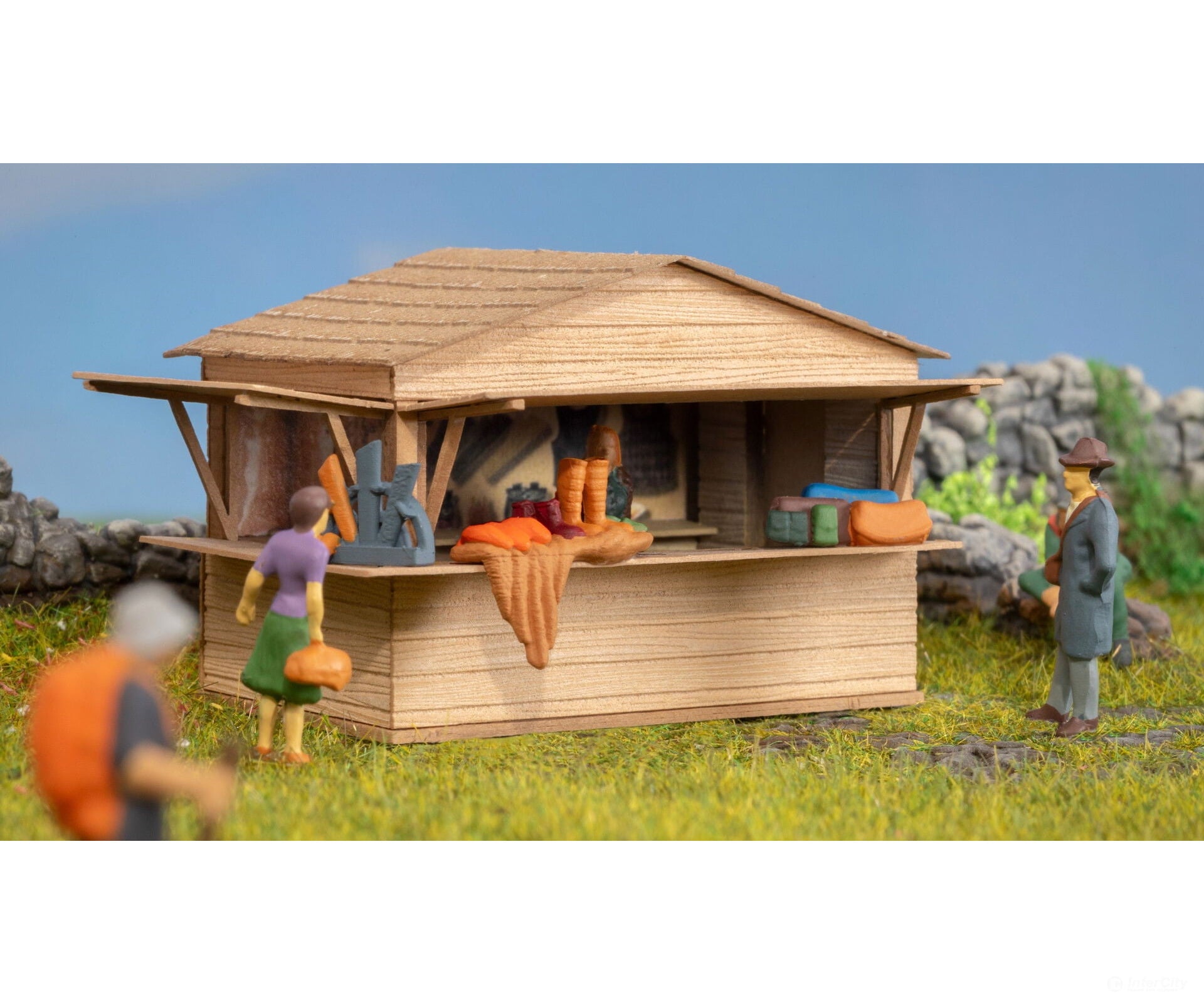 Noch 65618 HO Themed Set ‘Mediaeval Market’ Structures