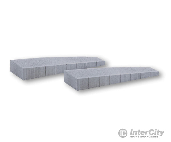 Noch 66018 HO Platform Era III – IV Curved Ends Structures