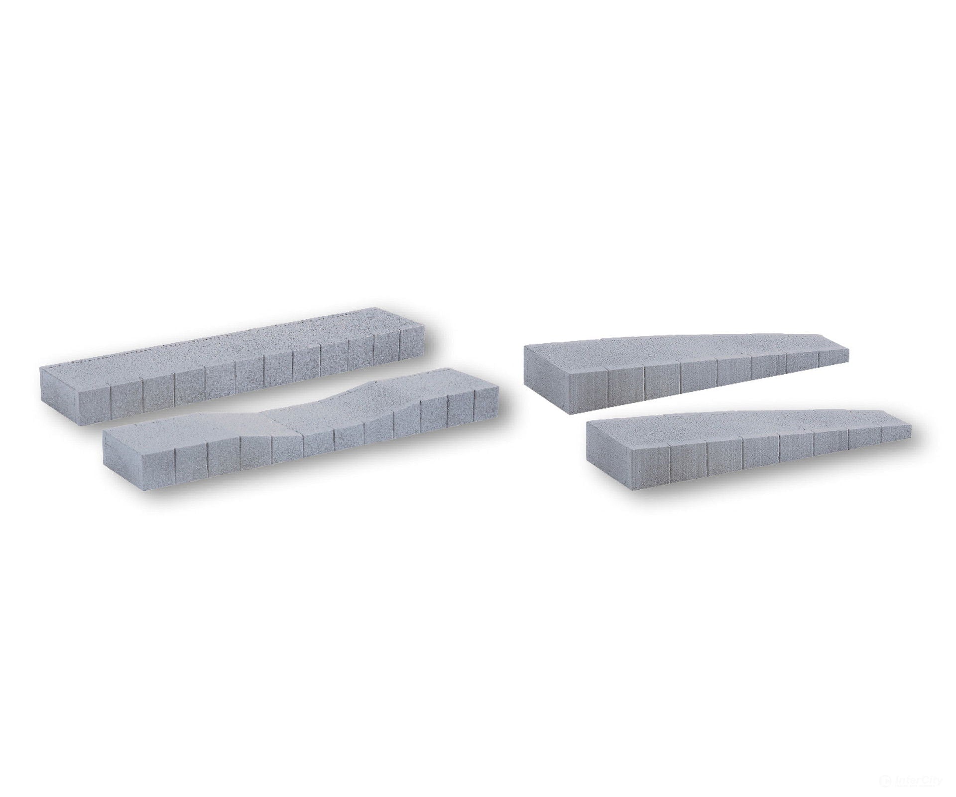 Noch 66020 HO Platform Era III – IV Set (4-Part) Structures