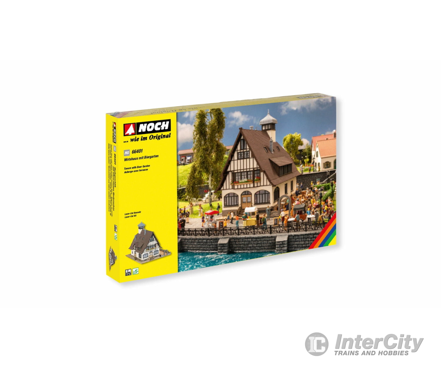 Noch 66401 HO Tavern with Beer Garden Structures