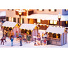 Noch 66412 HO Christmas Market Stalls Structures
