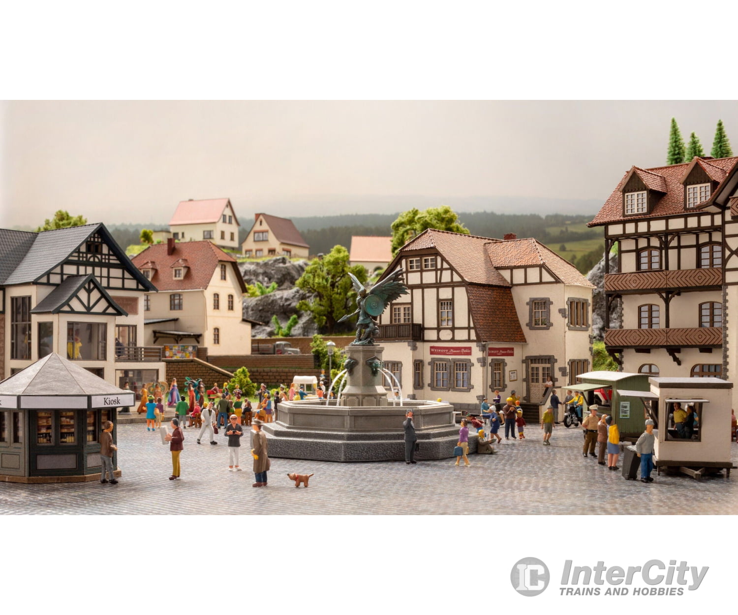 Noch 66455 HO City Fountain Structures