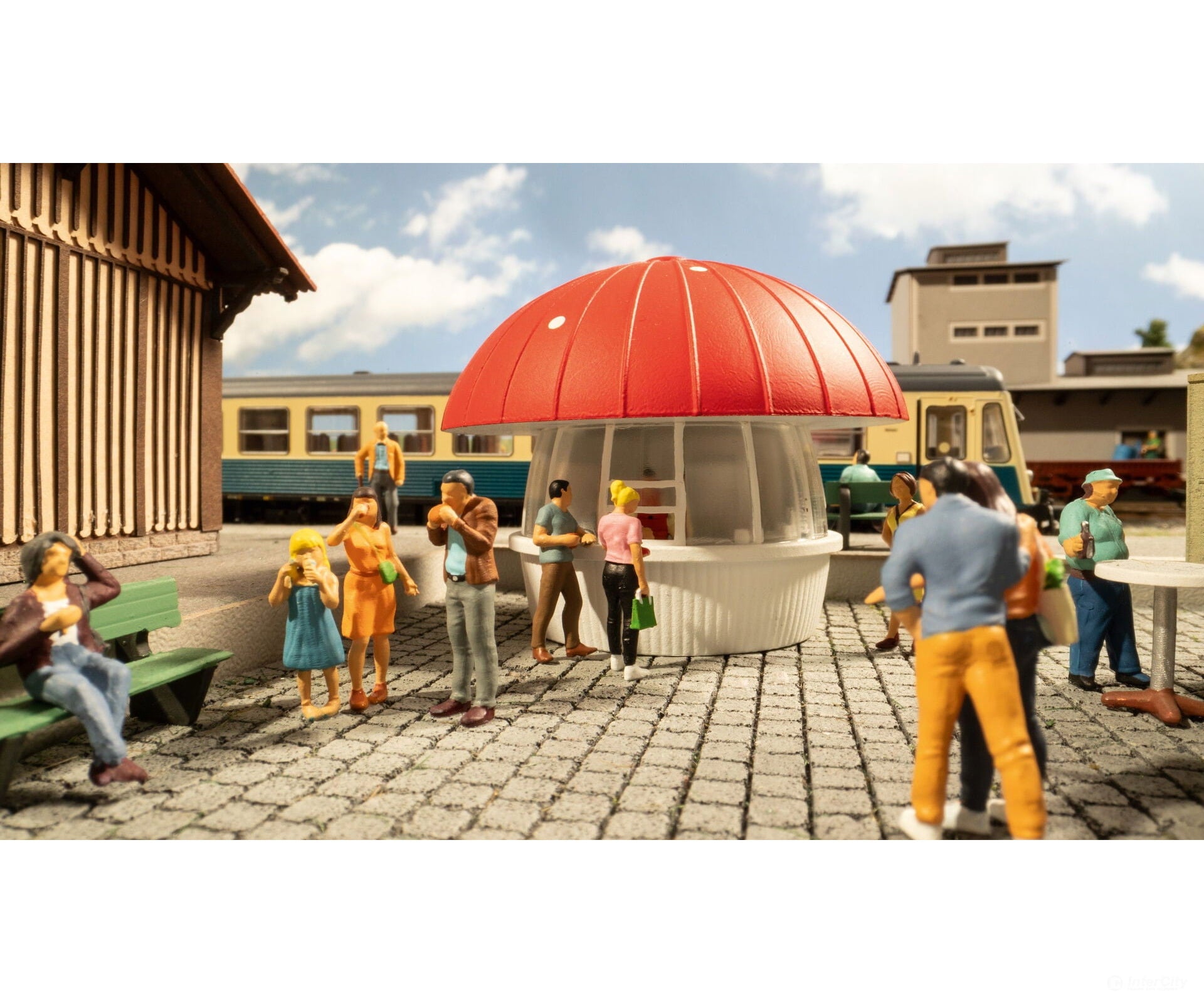 Noch 66460 HO Milchpilz Structures