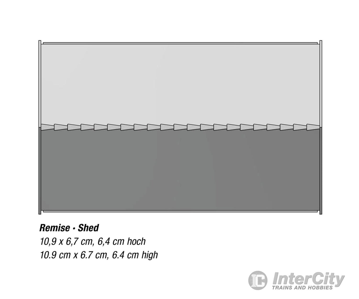 Noch 66716 HO Coach house Structures