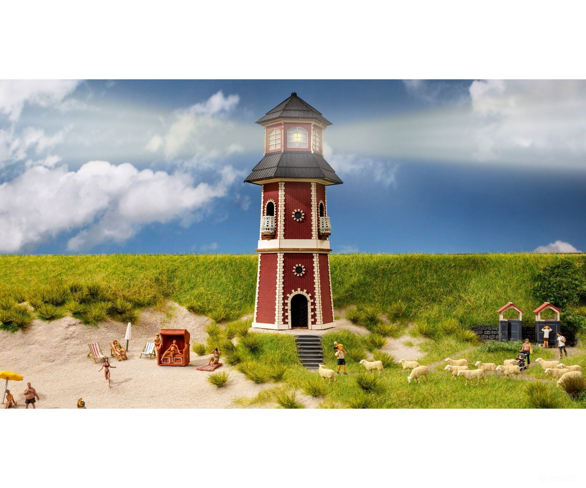 Noch 66831 HO Lighthouse with Light Signal Structures