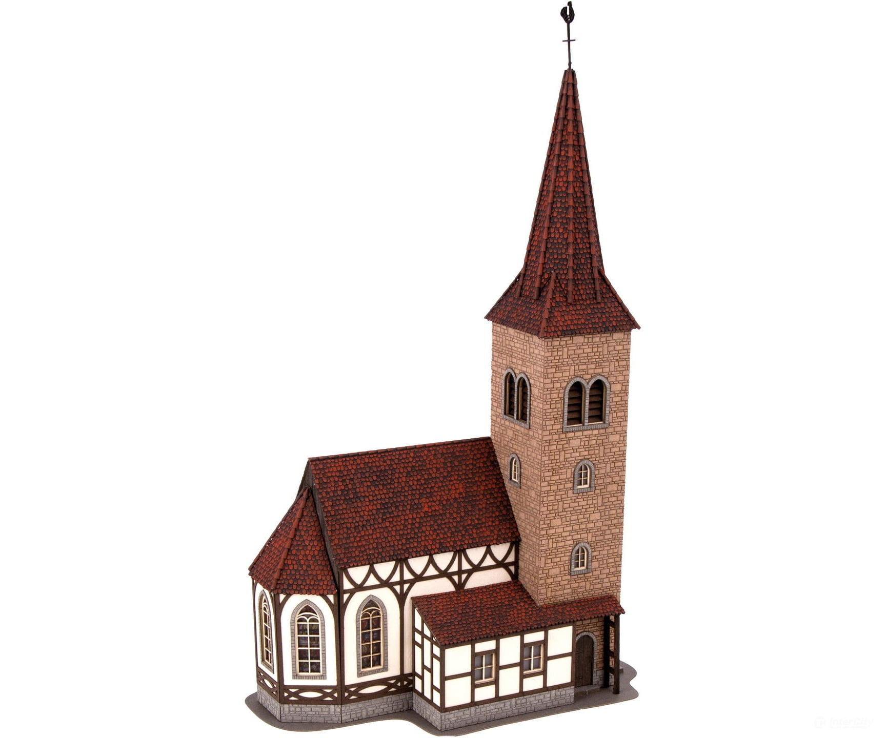 Noch 66906 HO Church ’St George’ with micro-sound Bell Ringing Structures