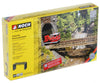 Noch 67024 HO Bridge Track Straight Tunnels & Bridges