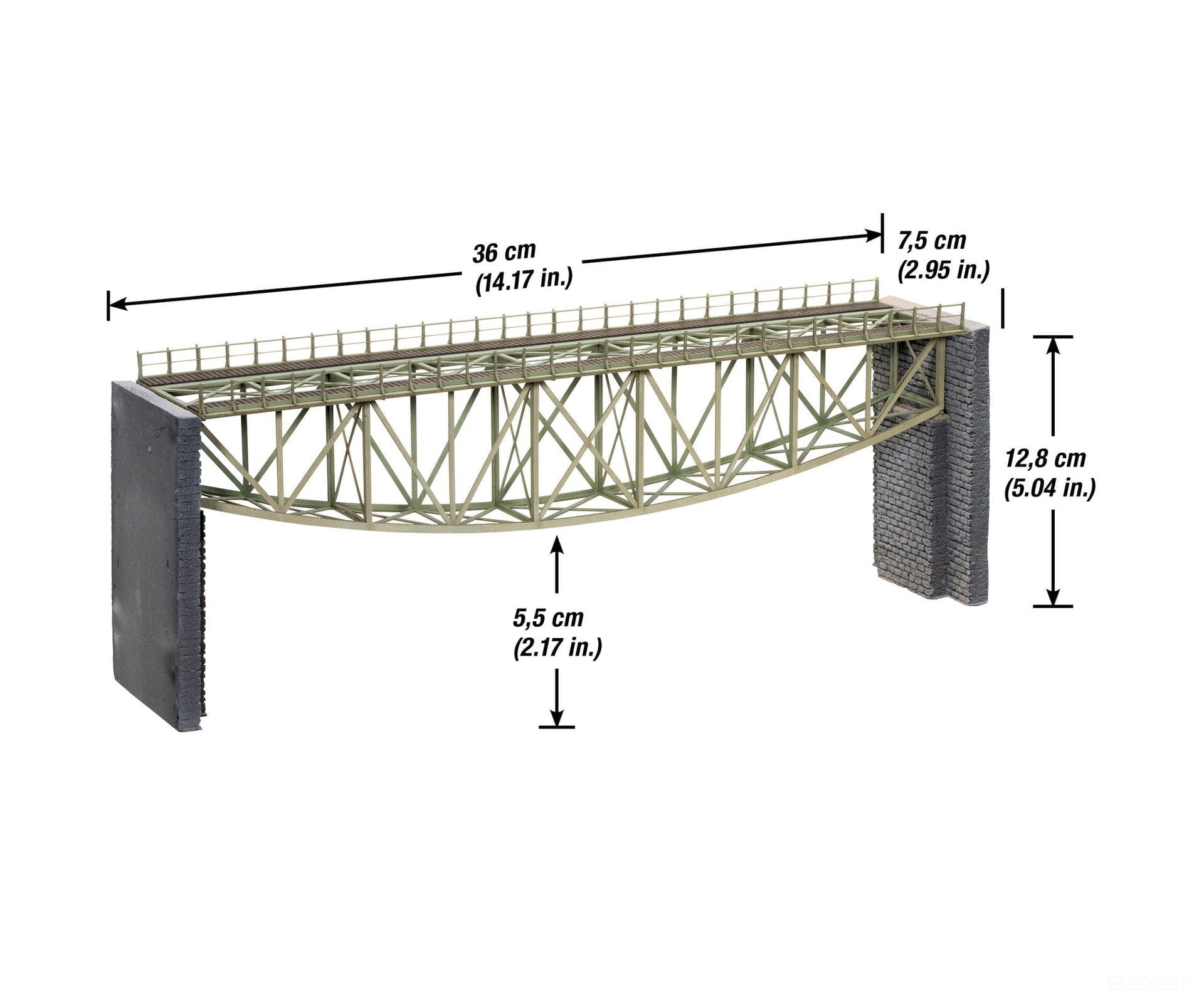 Noch 67027 HO Fish Belly Bridge Tunnels & Bridges