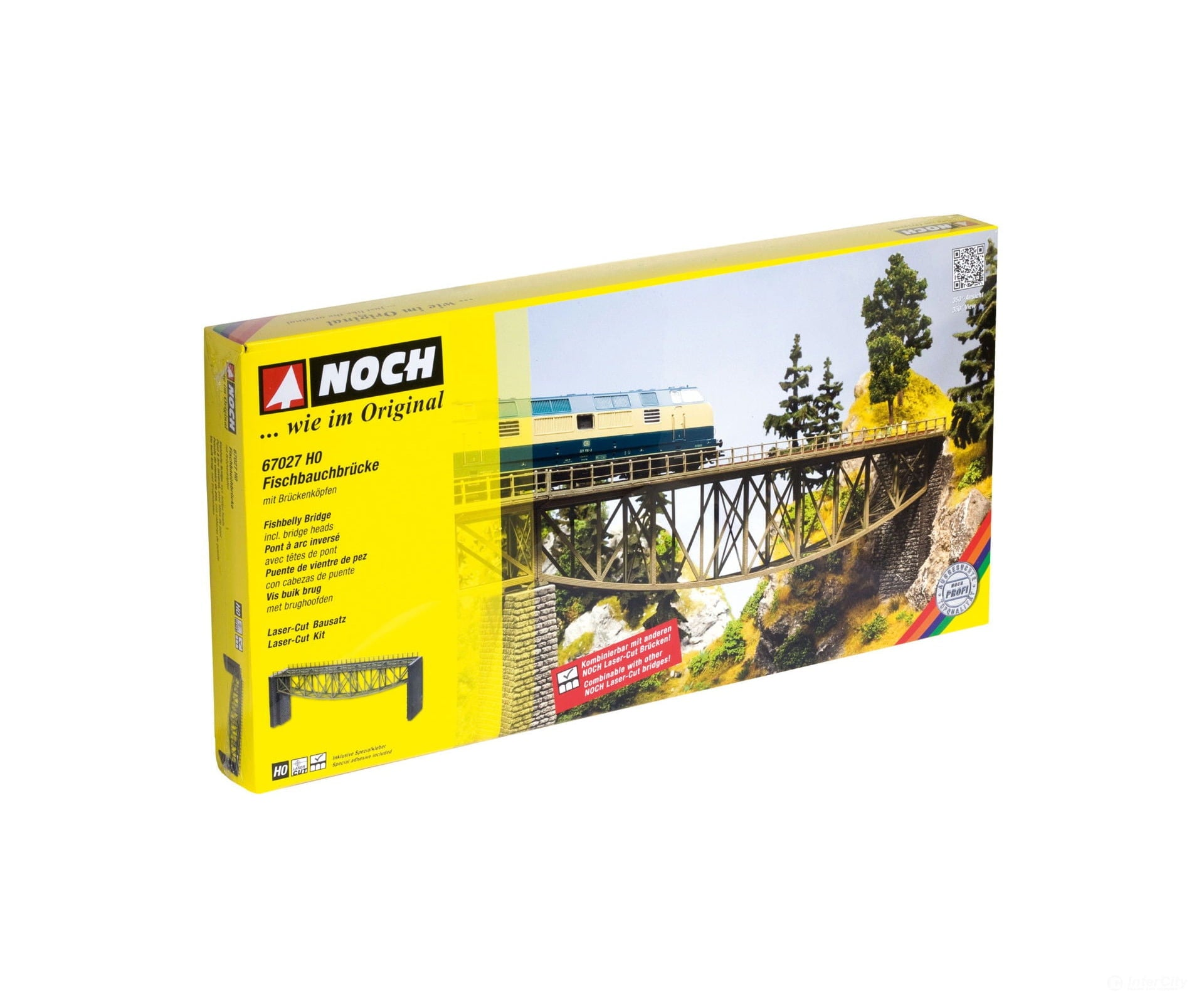 Noch 67027 HO Fish Belly Bridge Tunnels & Bridges