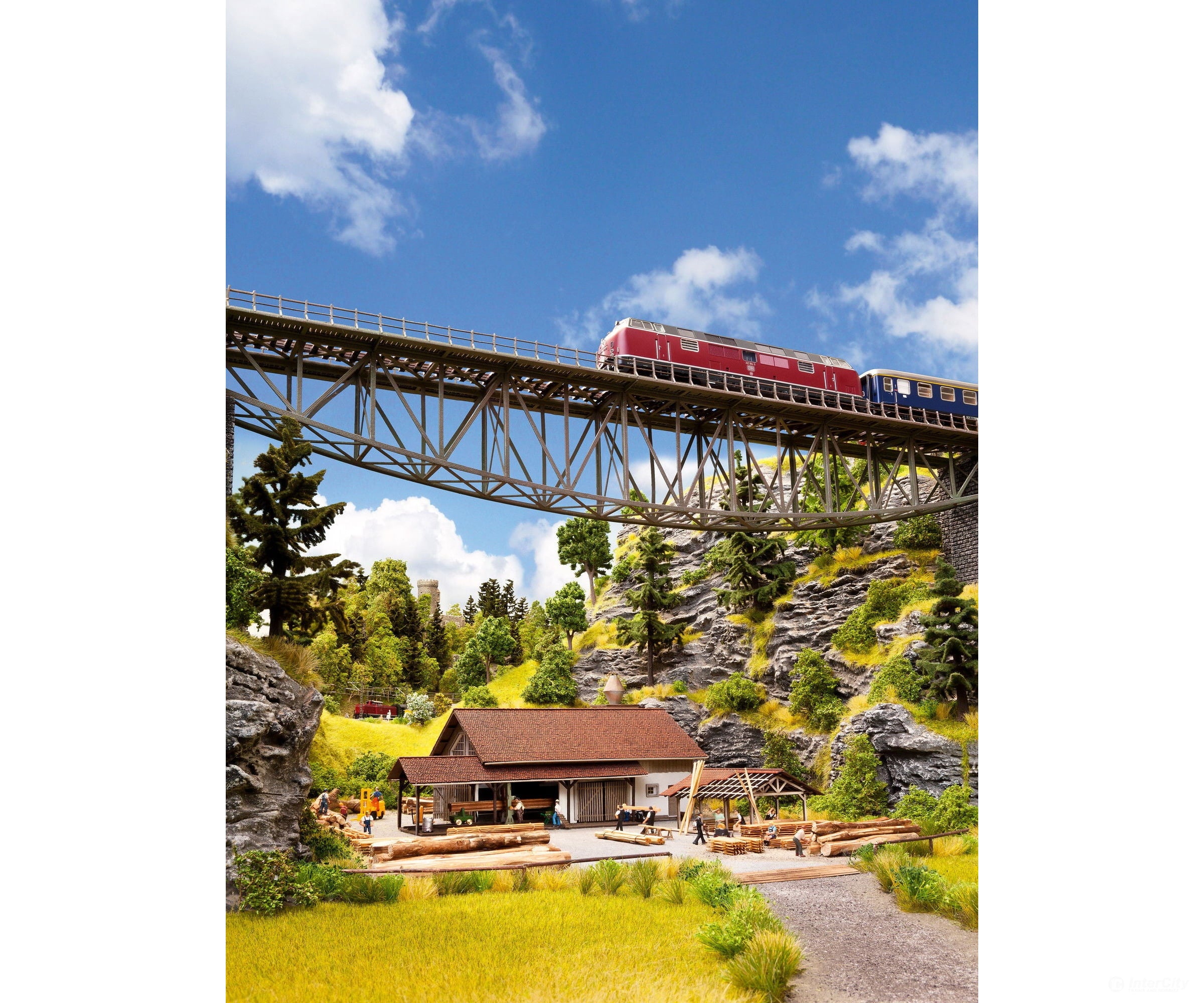 Noch 67028 HO Fish Belly Bridge Tunnels & Bridges