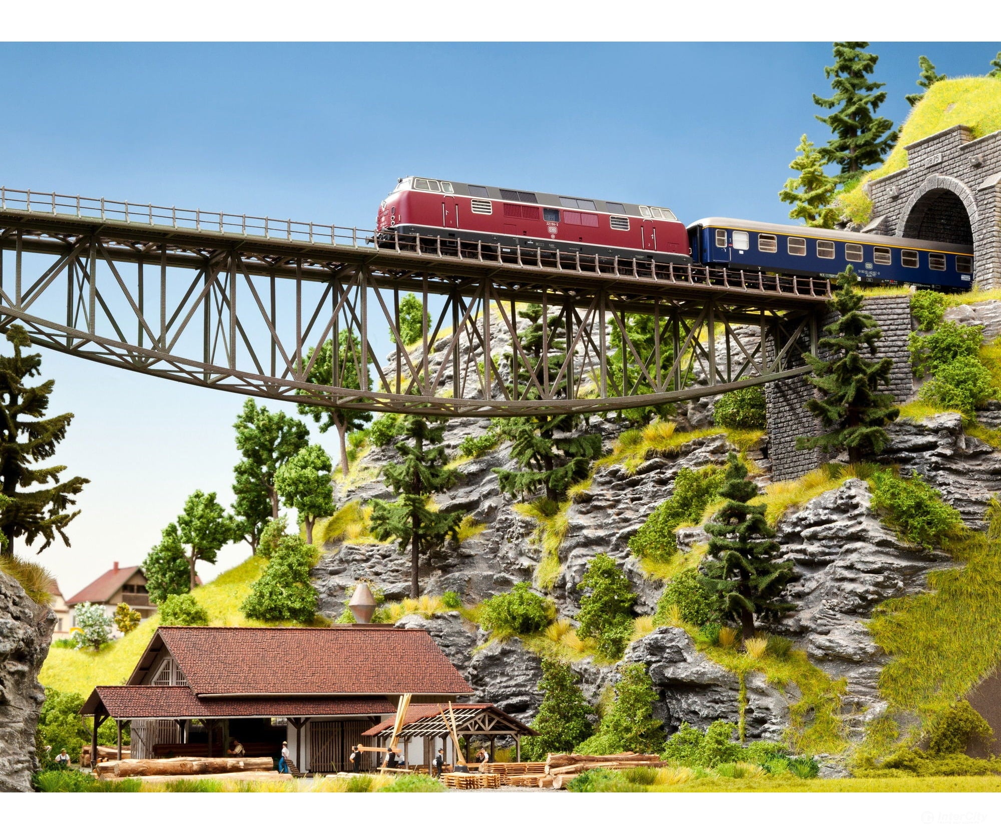 Noch 67028 HO Fish Belly Bridge Tunnels & Bridges