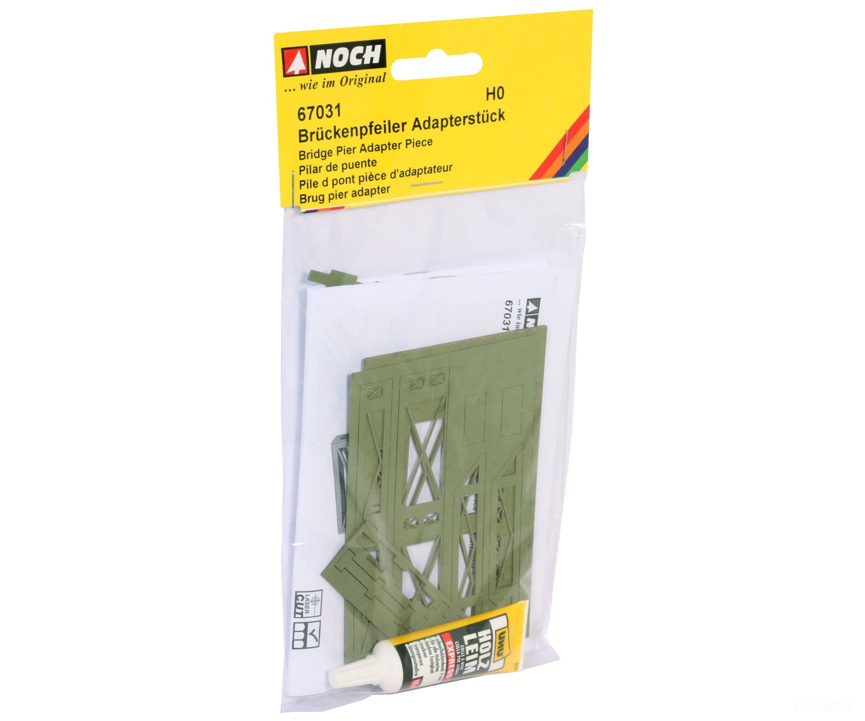 Noch 67031 HO Bridge Pier Adapter Piece Tunnels & Bridges