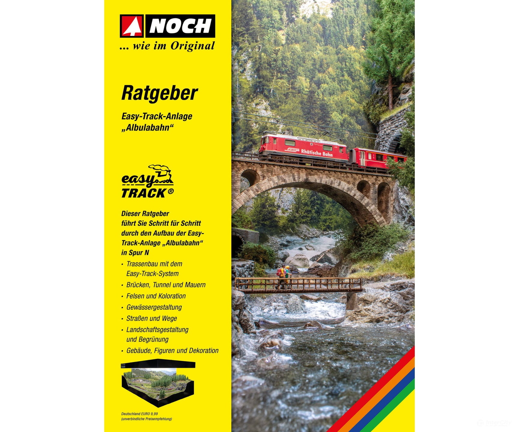 Noch 71901 HO N Z easy TRACK Guidebook ’The Albulabanh in N Gauge’ Books