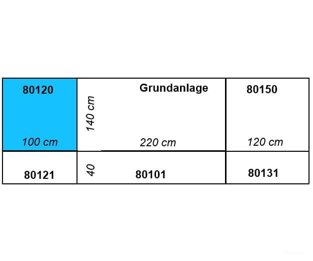 Noch 80120 HO Left Extension Layout ’Turntable’ Layout Kits
