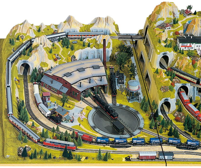 Noch 80120 HO Left Extension Layout ’Turntable’ Layout Kits