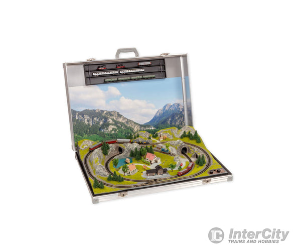Noch 88410 N Briefcase Layout ’Füssen’ with Minitrix track Layout Kits