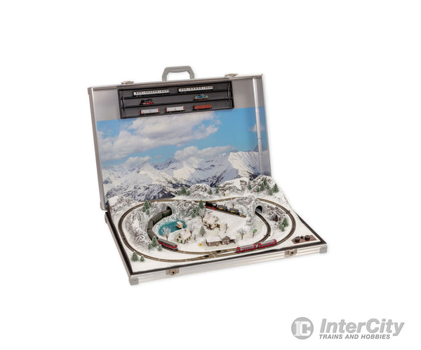 Noch 88415 N Briefcase Layout ’Oberstdorf’ with Minitrix tracks Layout Kits
