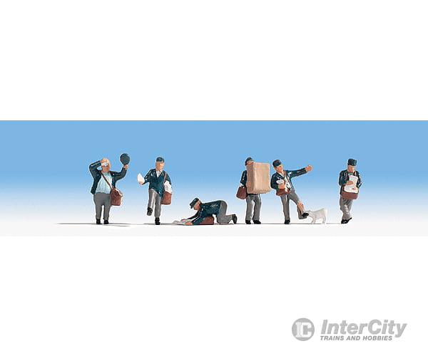 Noch Ho 15085 Mail/Postal Carriers -- Pkg(6) Figures