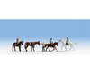 Noch Ho 15630 Equestrians - 4 People & Horses Figures