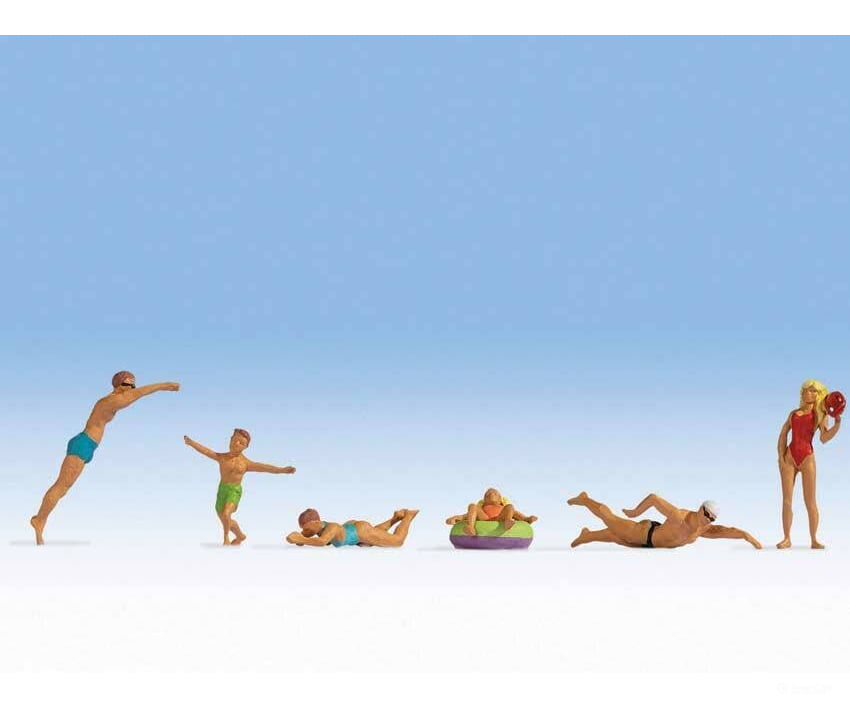 Noch Ho 15849 Recreation & Sports - Bathing Swimming Pkg(6) Figures
