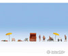 Noch Ho 16205 Bathing - Swimming Beach With Accessories 6 Figures Beach-Pool