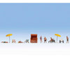 Noch Ho 16205 Bathing - Swimming Beach With Accessories 6 Figures Beach-Pool
