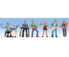 Noch N 36839 Recreation & Sports -- Rocknroll Band Pkg(6) Figures
