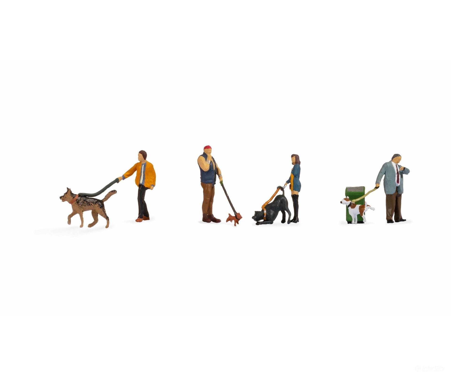 Noch 45471 TT People with Dogs Figures