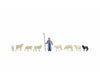 Noch 45748  Sheep and Shepherd Figures