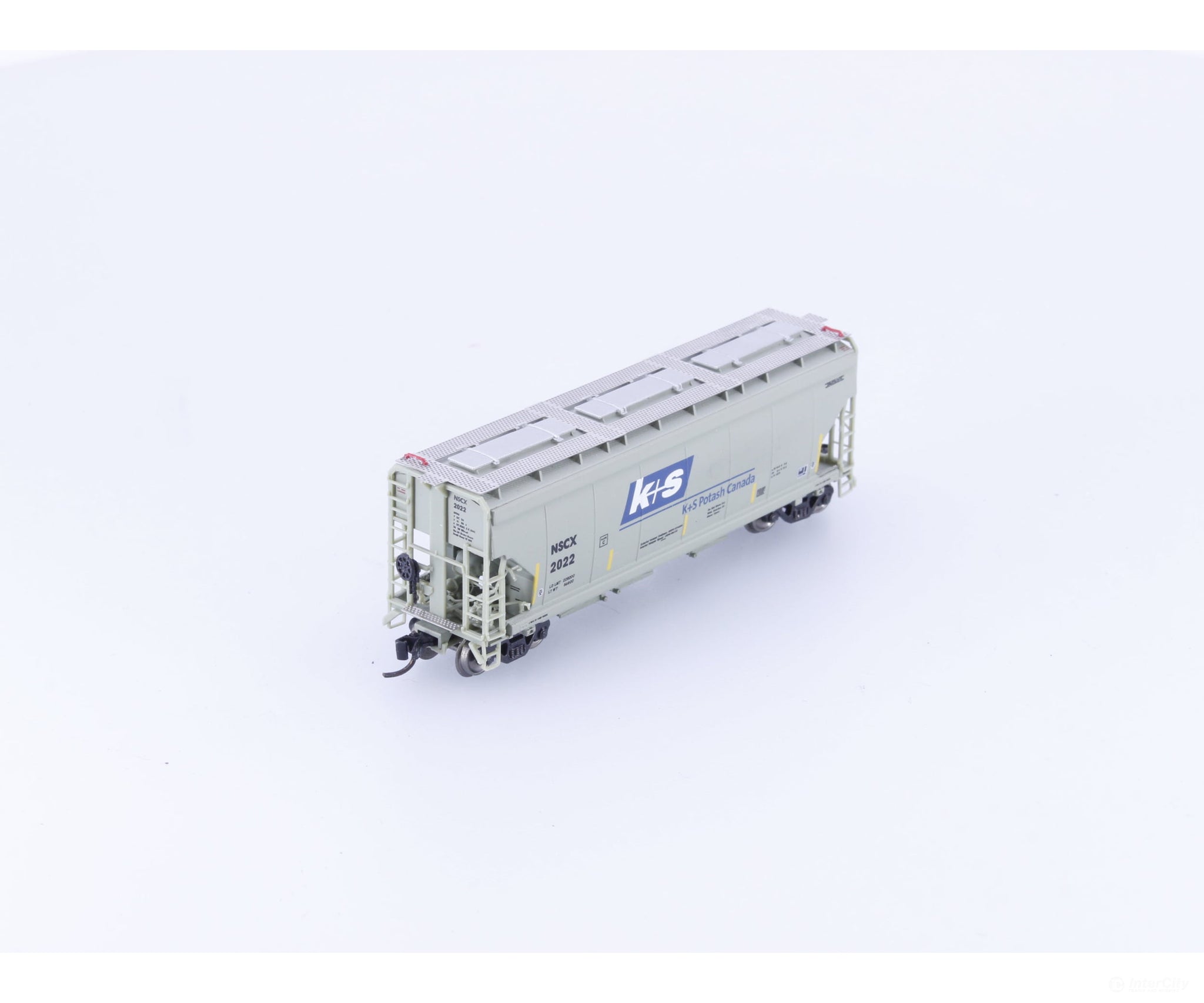 North American Railcar Corporation 11-1200400301 N 3 Bay Covered Hopper Car K&S Potash (NSCX) 2022 - Freight Cars