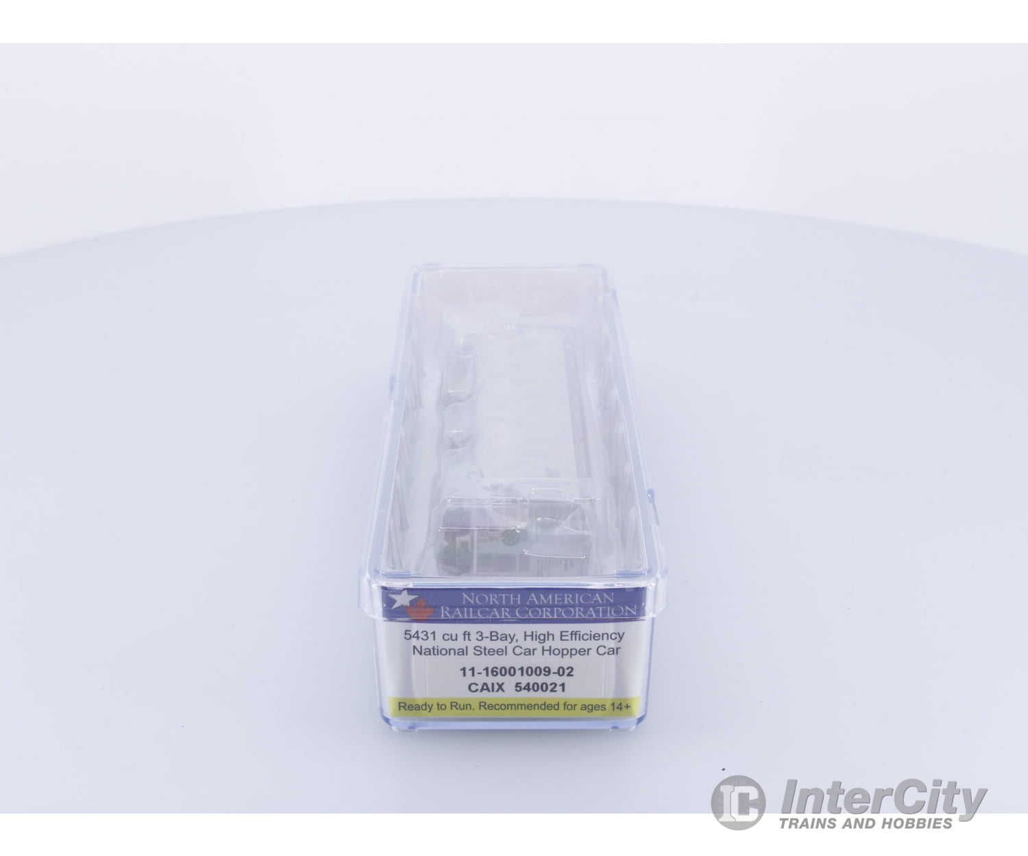 North American Railcar Corporation 11-16001009-02 N 5431 cu ft 3-Bay Steel Hopper CAIX 540021 Freight Cars