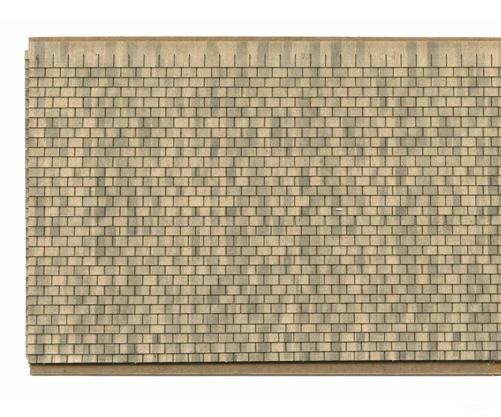 Northeastern Scale Lumber Ho Hoshg6B1 Assembled Laser-Cut Shingles 3 X 7-3/4’’ - Sand Random