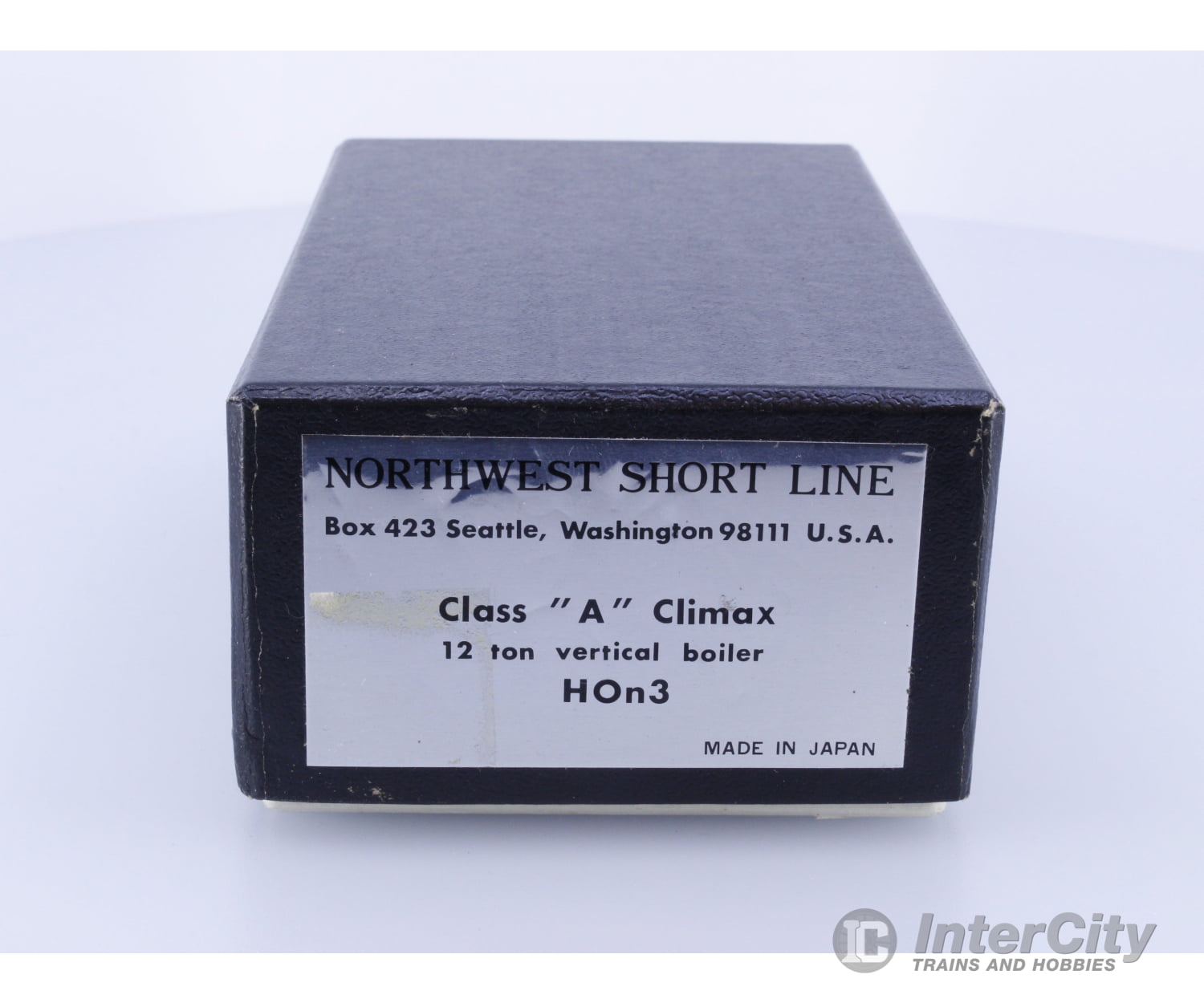 Northwest Short Line CLASSACLIMAX HO Brass Class A Climax 12 Ton Vertical Boiler HOn3 Analog DC Locomotives