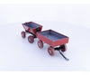 O Gondola Cart and Dump Cart Tin with Wooden Wheels - Scenery Details