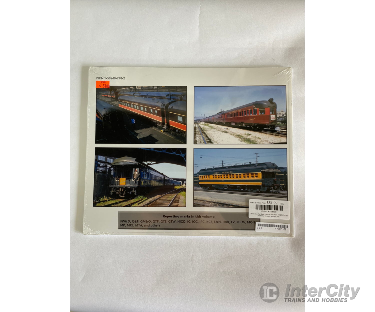 Observation Car Color Portfolio Volume 3: Fw&D-Mta By Robert J. Yanosey Morning Sun Books