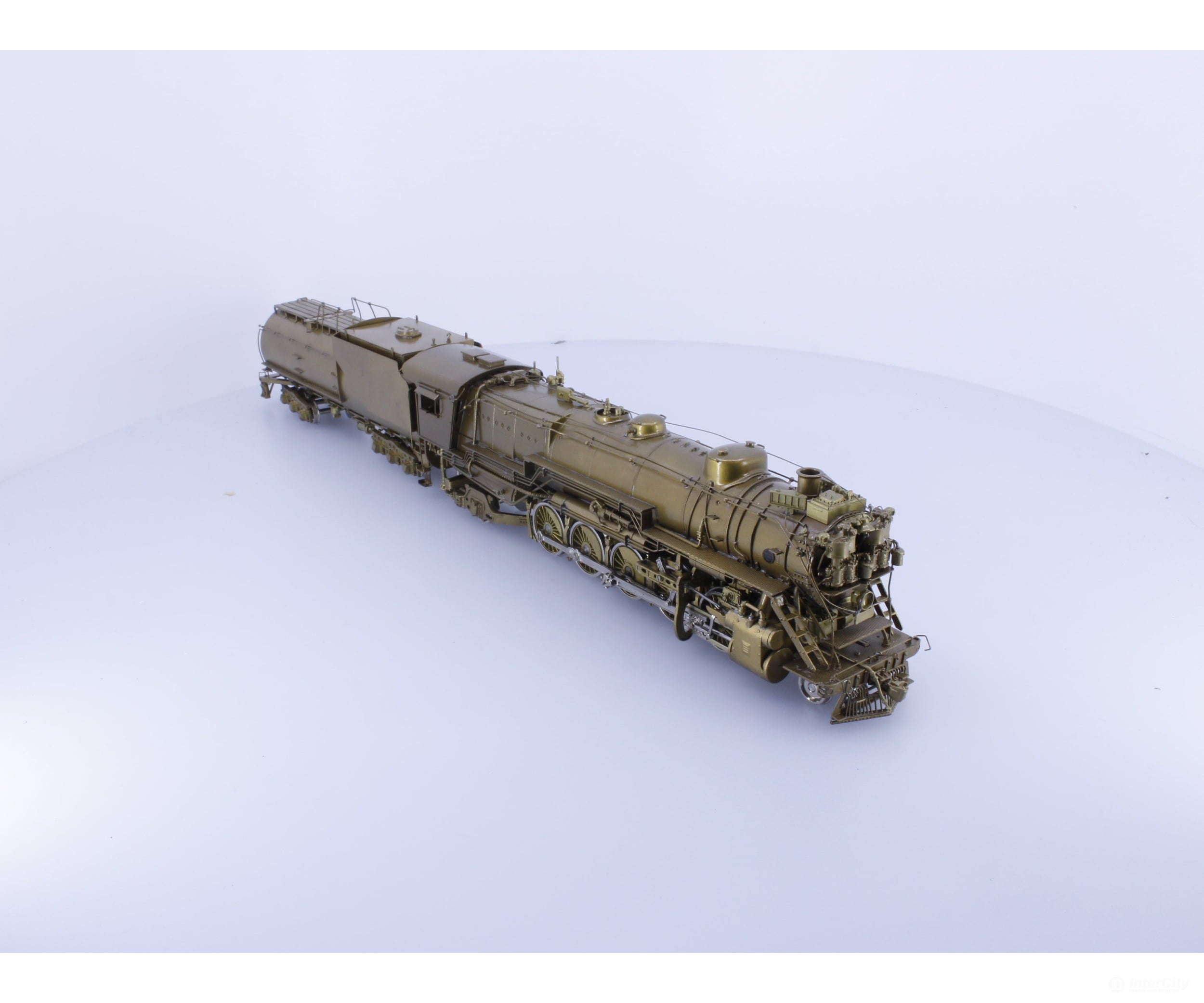 Oriental Limited 0130 HO Brass Q-1 2-10-2 with Worth SA F.W.H Steam Locomotive Great Northern (GN) Analog DC Locomotives